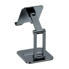 Подставка для телефона настольная Baseus Desktop Biaxial Foldable Metal Stand for Phones Серый