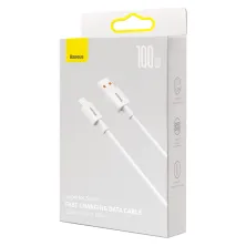 Кабель Baseus Superior Series Fast Charging Data Cable USB to Type-C 100W 20V 5A 1m Білий