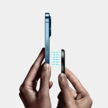 Бездротовий зарядний пристрій Baseus Simple Mini Magnetic з функцією MagSafe і Qi 15W Чорний