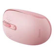 Беспроводная мышка Baseus F01B Tri-Mode Wireless Mouse 2.4G/BT1+BT2 800-1200-1600dpi Розовый