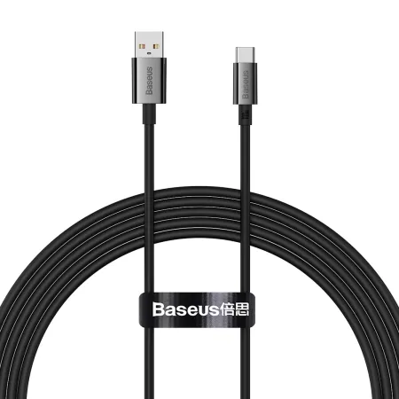 Кабель Baseus Superior Series Fast Charging Data Cable USB to Type-C 100W 20V 5A 2m Черный