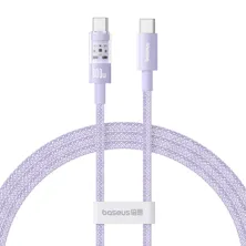 Кабель Baseus Gem Series Fast Charging Data Cable Type-C to Lightning PD 20W 1m Фіолетовий