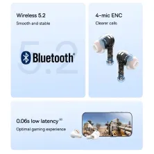 Бездротові Bluetooth навушники Baseus Bowie M1 з функцією шумозаглушення ANC Чорний