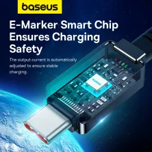 Кабель Baseus Unbreakable Series Fast Charging Data Cable Type-C to Type-C 100W 20V 5A 2m Чорний