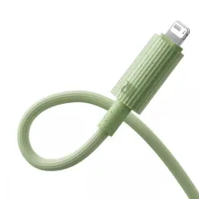 Кабель Baseus Habitat Series Fast Charging Data Cable Type-C to Lightning PD 20W 2m Салатовий
