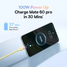 Кабель Baseus Discolor Series Fast Charging Data Cable USB to Type-C 100W 20V 5A 1m Жовтий
