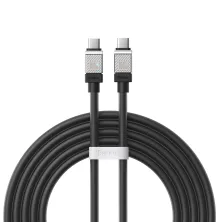 Кабель Baseus CoolPlay Series Fast Charging Data Cable Type-C to Type-C 100W 20V 5A 2m Чорний