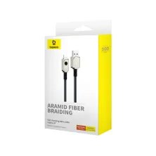 Кабель Baseus Unbreakable Series Fast Charging Data Cable USB to Lightning 2.4A 1m Сірий