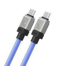 Кабель Baseus CoolPlay Series Fast Charging Data Cable Type-C to Type-C 100W 20V 5A 1m Синій