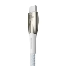 Кабель Baseus Glimmer Series Fast Charging Data Cable USB to Type-C 100W 20V 5A 2m Білий