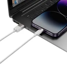 Кабель Baseus StarSpeed 3-in-1 Fast Charging Data Cable USB to Lightning+Type-C+MicroUSB 3.5А 1.2m Білий