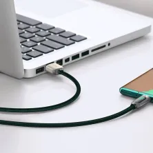 Кабель Baseus Display Series Fast Charging Data Cable USB to Type-C 66W 11V 6A 1m Зелений