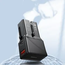 Сетевое зарядное устройство Baseus Universal Conversion PPS QC3.0+PD3.0 18W USB+Type-C 3A Универсальное Черный