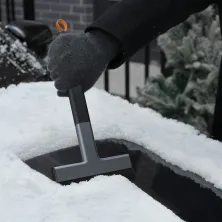 Автомобільний скребок для снігу та льоду Baseus Quick Clean Car Ice Scraper Чорний