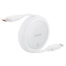 Кабель Baseus Free2Pull Mini Charging Data Cable Type-C to Type-C 60W 1m Белый