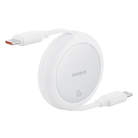 Кабель Baseus Free2Pull Mini Charging Data Cable Type-C to Type-C 60W 1m Белый