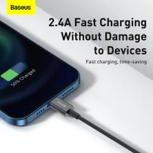 Кабель Baseus Superior Series Fast Charging Data Cable USB to Lightning 2.4A 2m Чорний