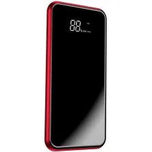 УМБ Baseus Full Screen 2in1 Bracket 8000mAh 2A с Беспроводной зарядкой Qi 5W Черно-Красный
