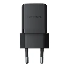 Сетевое зарядное устройство Baseus Palm Fast Charger 1C PD3.0 20W Type-C 3A + Кабель Type-C to Type-C 60W 20V/3A 1м Черный