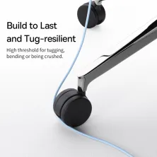 Кабель Baseus Jelly Liquid Silica Gel Series Fast Charging Data Cable USB to Type-C 100W 20V 5A 1.2m Синий