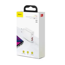 Сетевое зарядное устройство Baseus Speed Dual QC3.0 30W 2USB 5A Белый