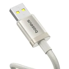 Кабель Baseus Titanium Alloy Series Fast Charging Data Cable USB to Type-C 100W 20V 5A 1m Серый