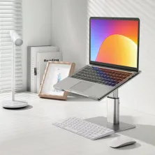 Підставка для ноутбука Baseus Metal Adjustable Laptop Stand Сріблястий