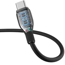 Кабель Baseus Pudding Series Fast Charging Data Cable Type-C to Type-C 100W 20V 5A 2m Чорний