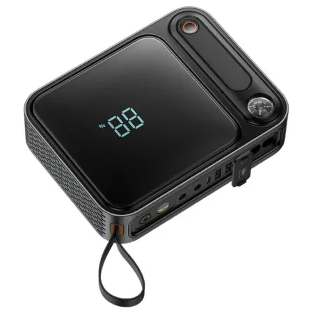Пускозарядное устройство Бустер Baseus Super Energy Ultra Car Jamp Starter 3in1 12V 26800mAh 3000A с функцией Павербанка 100W 20V/5A и LED фонарика Черный