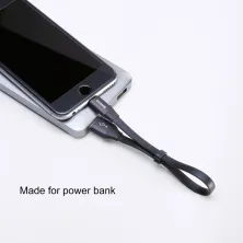 Кабель Baseus Nimble Portable Series Fast Charging Data Cable USB to Lightning 2.4A 0.23m Черный
