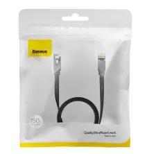Кабель Baseus High Speed RJ45 Gigabit Network Cable Ethernet Плоский 1.5m Черный