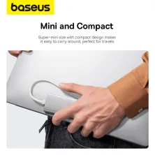 USB-хаб Baseus 4in1 PortalJoy 4-Port Type-A HUB Adapter Type-A to USB3.0*3, RJ45 Сірий