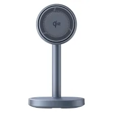 Бездротовий зарядний пристрій Baseus Orbit 2 Pro Air-Cooled 2-in-1 Magnetic з функцією MagSafe и Qi2 20W Сірий