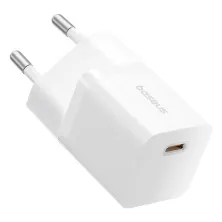 Сетевое зарядное устройство Baseus GaN5 Mini Fast Charger 1C PD3.0 25W Type-C 3A + кабель Baseus Type-C to Type-C 100W 20V/5A 1м Белый