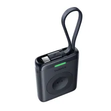 УМБ Baseus EnerFill FW11 Portable Wireless Charger for Apple Watch 1640mAh 5W Черный