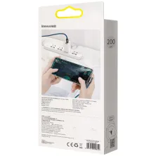 Кабель Baseus Legend Series Elbow Fast Charging Data Cable Type-C to Type-C 100W 20V 5A 2m Синий