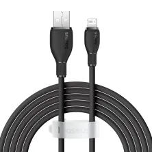 Кабель Baseus Pudding Series Fast Charging Data Cable USB to Lightning 2.4A 2m Черный