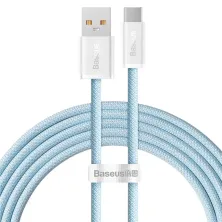 Кабель Baseus Dynamic Series Fast Charging Data Cable USB to Type-C 100W 20V 5A 2m Блакитний