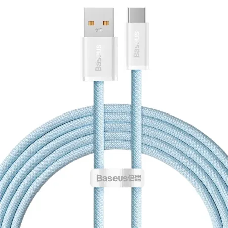 Кабель Baseus Dynamic Series Fast Charging Data Cable USB to Type-C 100W 20V 5A 2m Блакитний