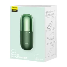 Акумуляторний пилосос Baseus C1 Capsule Vacuum Cleaner 45 Вт 3800 Па Зелений