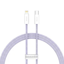 Кабель Baseus Dynamic 2 Series Fast Charging Data Cable Type-C to Lightning PD 20W 1m Фіолетовий