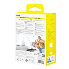 Мережевий зарядний пристрій Baseus PicoGo GaN6 Pro Fast Charger 1C PD3.0 45W Type-C 3A Білий