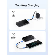 УМБ Baseus EnerFill FC51 Bipow2 Pro 10000mAh 22.5W 2.4A з технологією QC3.0+PD3.0 та Type-C кабелем 22.5W Чорний