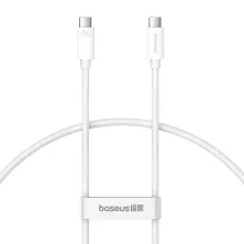 Кабель Baseus Superior 2 Series Fast Charging Data Cable Type-C to Type-C 240W 8K@60Hz 40Gbps 1.8m Білий