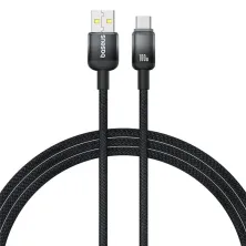 Кабель Baseus Discolor Series Fast Charging Data Cable USB to Type-C 100W 20V 5A 1m Черный