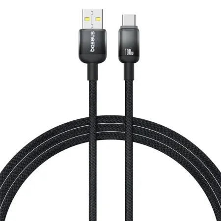 Кабель Baseus Discolor Series Fast Charging Data Cable USB to Type-C 100W 20V 5A 1m Черный