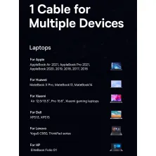 Кабель Baseus Unbreakable Series Fast Charging Data Cable Type-C to Type-C 100W 20V 5A 2m Чорний