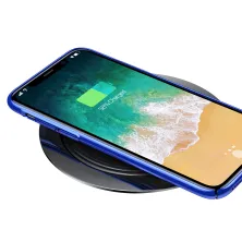 Беспроводное зарядное устройство Baseus Metal Wireless Charger с технологией Qi 10W Черный