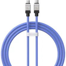 Кабель Baseus CoolPlay Series Fast Charging Data Cable Type-C to Type-C 100W 20V 5A 1m Синій
