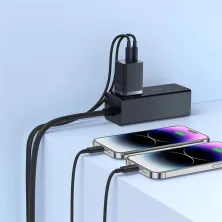 Сетевое зарядное устройство Baseus GaN5 Pro PD3.0 40W 2Type-C 3A Черный